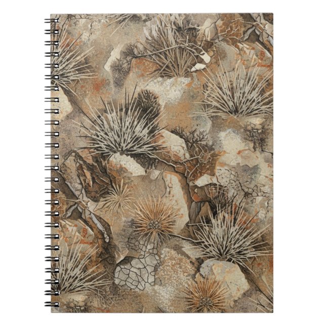 Caderno Espiral  Ghillie Suit Camouflage Desert (Frente)