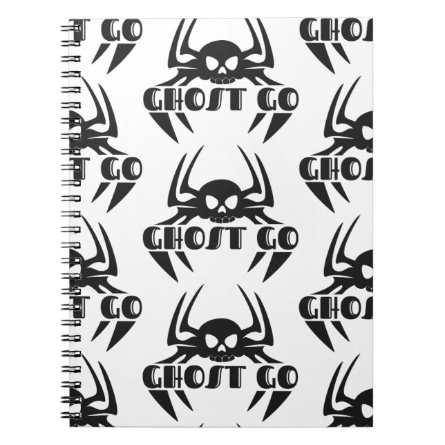 Caderno Espiral Ghost Go Spooky Season (Frente)