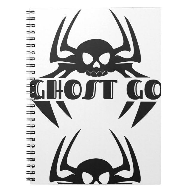 Caderno Espiral Ghost Go Spooky Season (Frente)