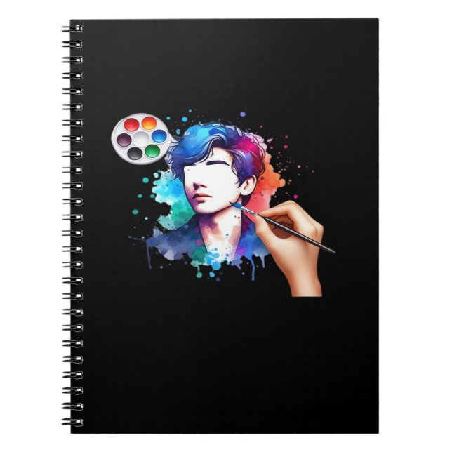 Caderno Espiral Ghouls Só Quer Divertir-Se Com Design De Caveira (Frente)