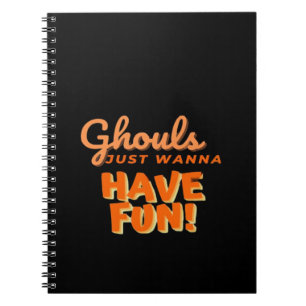 Caderno Espiral Ghouls Só Quer Se Divertir