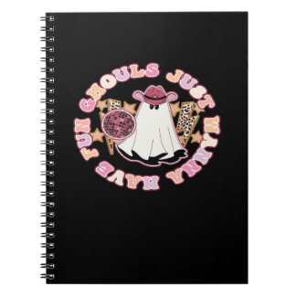 Caderno Espiral Ghouls Só Quer Se Divertir (Hallowee De Estilo Oci