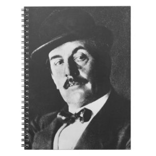 Caderno Espiral Giacomo Puccini (1858-1924) 1924 (photolitho) (b/w