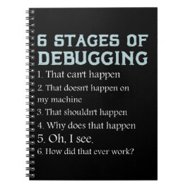 Caderno Espiral Gift for Coding Debug Computer Science programmer 