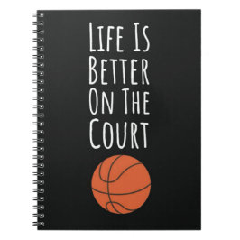 Caderno Espiral Gifts For Basketball Players Team Sports Fan