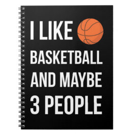 Caderno Espiral Gifts For Bball Players Sports Basketball Team