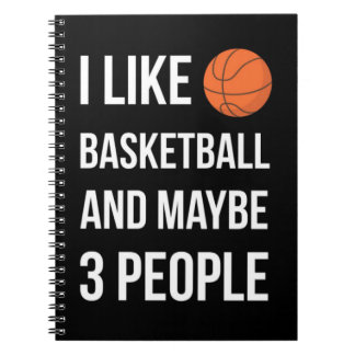 Caderno Espiral Gifts For Bball Players Sports Basketball Team