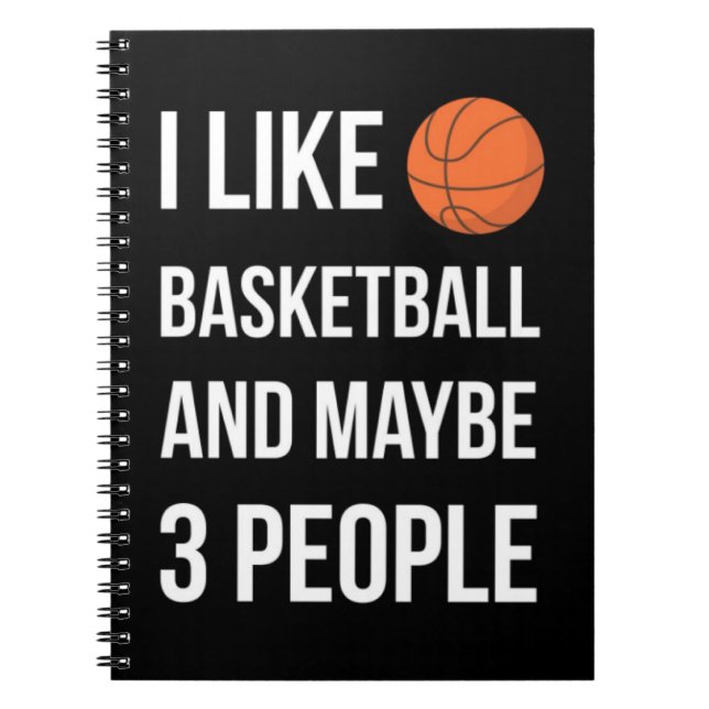 Caderno Espiral Gifts For Bball Players Sports Basketball Team (Frente)