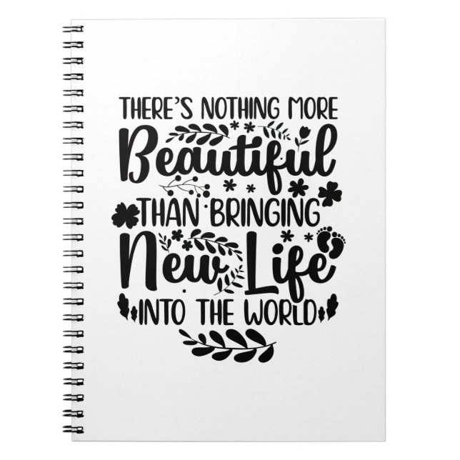 Caderno Espiral Gifts for Midwives | Midwife Maternity Nurse Birth (Frente)