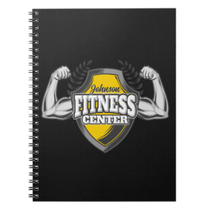 Caderno Espiral Ginásio de Malhação Muscular