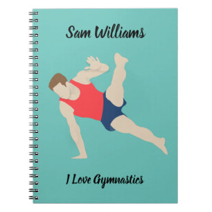 Caderno Espiral Ginasta Masculina
