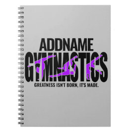 Caderno Espiral Ginástica NOME Equipe Acrobática de Ginástica Mãos