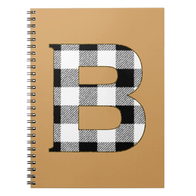Caderno Espiral Gingham Check B (Frente)
