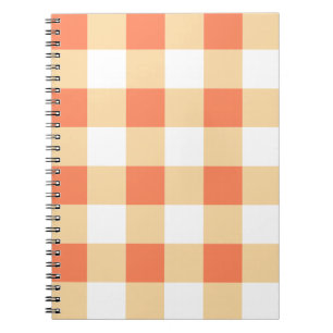 Caderno Espiral Gingham Pattern