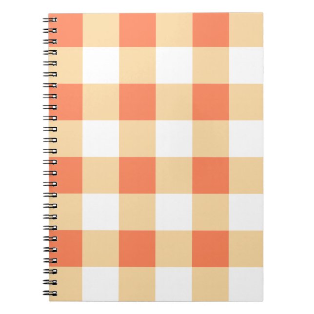 Caderno Espiral Gingham Pattern (Frente)