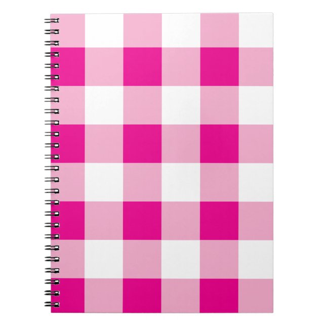 Caderno Espiral Gingham Pattern (Frente)
