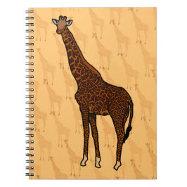 Caderno Espiral Girafa