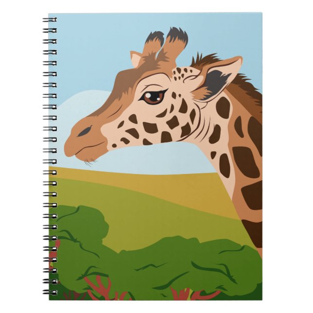 Caderno Espiral Girafa (Frente)