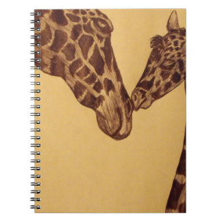 Caderno Espiral Girafa