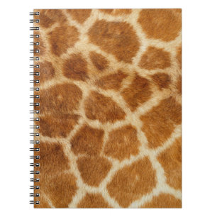 Caderno Espiral Girafa Fechar, Cabelo, Pontos