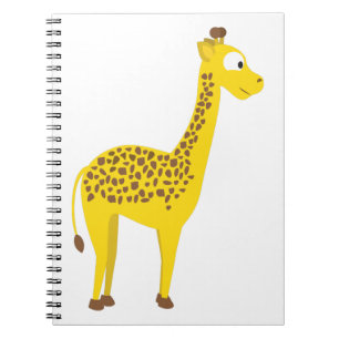 Caderno Espiral Girafa Fofa
