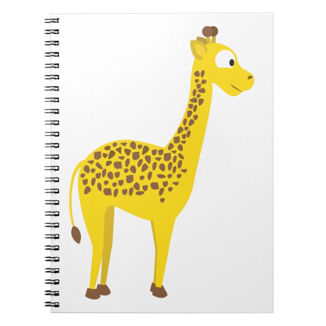 Caderno Espiral Girafa Fofa (Frente)