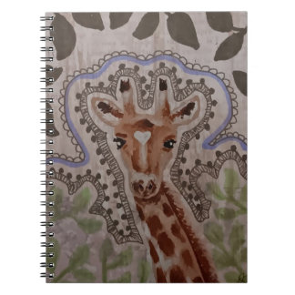 Caderno Espiral Girafa Fofa 