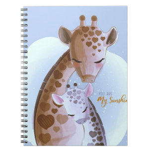 Caderno Espiral Girafas Gafas Gafas Gafas
