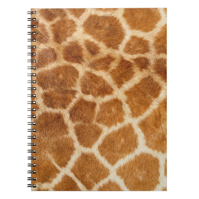 Caderno Espiral Giraffe fur Impressão (Frente)