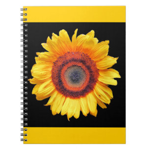 CADERNO ESPIRAL GIRASSÓIS