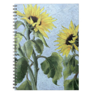 Caderno Espiral Girassóis 1996