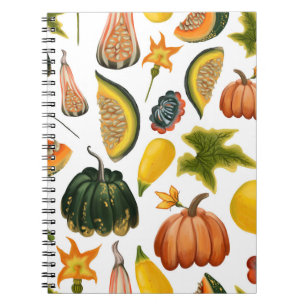 Caderno Espiral Girassóis Verão: Padrão de Aquarela Vintage