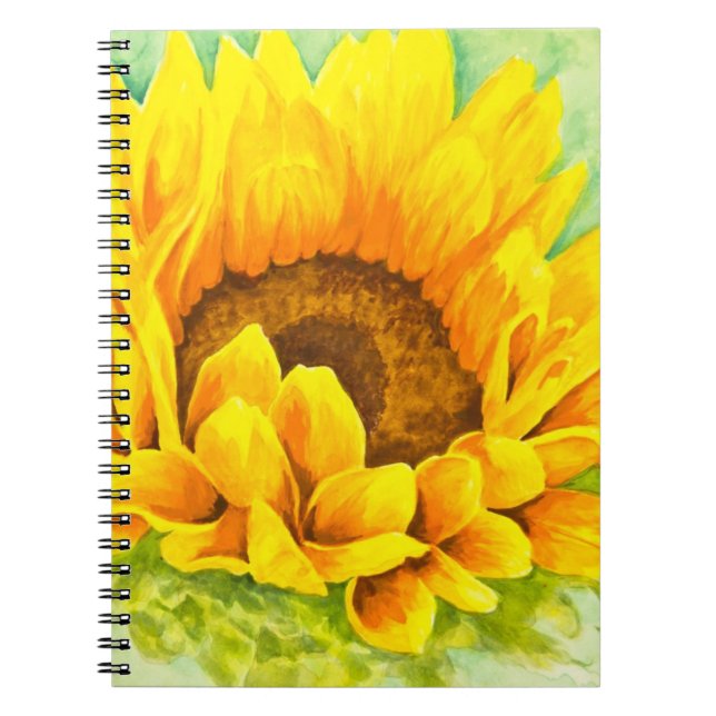 Caderno Espiral Girassol (Frente)