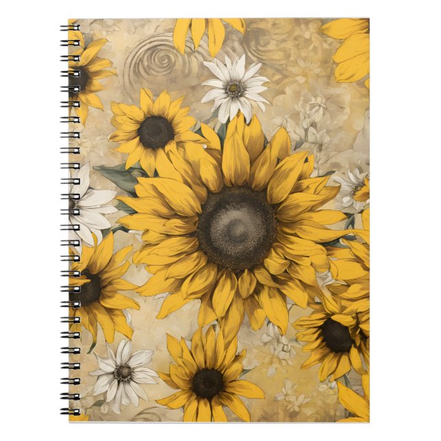 Caderno Espiral Girassol (Frente)