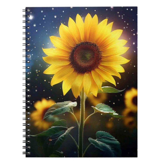 Caderno Espiral Girassol Encantado (Frente)