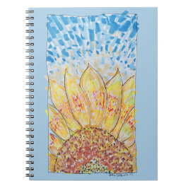 Caderno Espiral Girassol Radiant Bloom