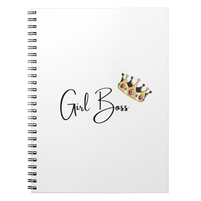 Caderno Espiral Girl Boss Notebook (Frente)