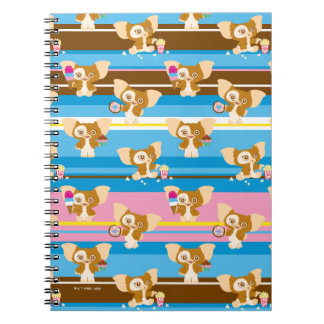 Caderno Espiral Gizmo | Cute Comic Pattern