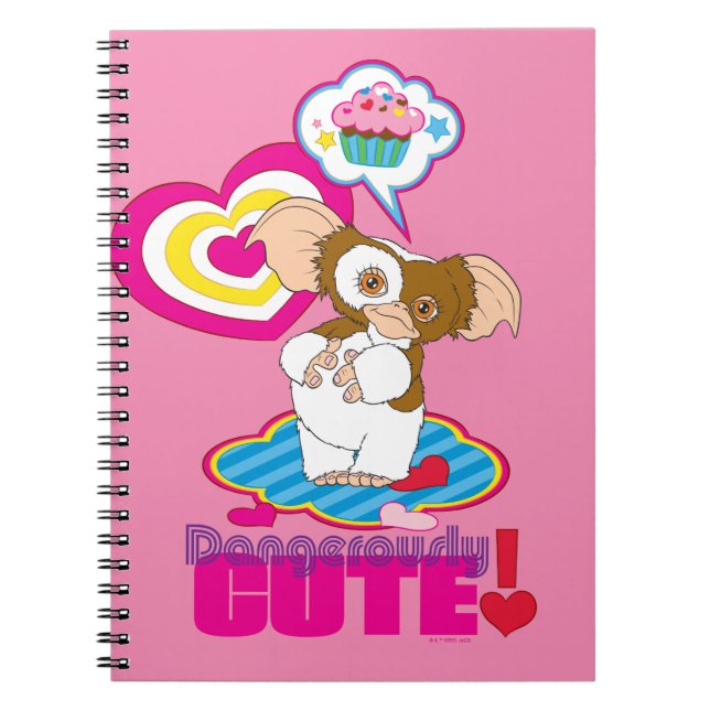 Caderno Espiral Gizmo | Cute perigoso (Frente)