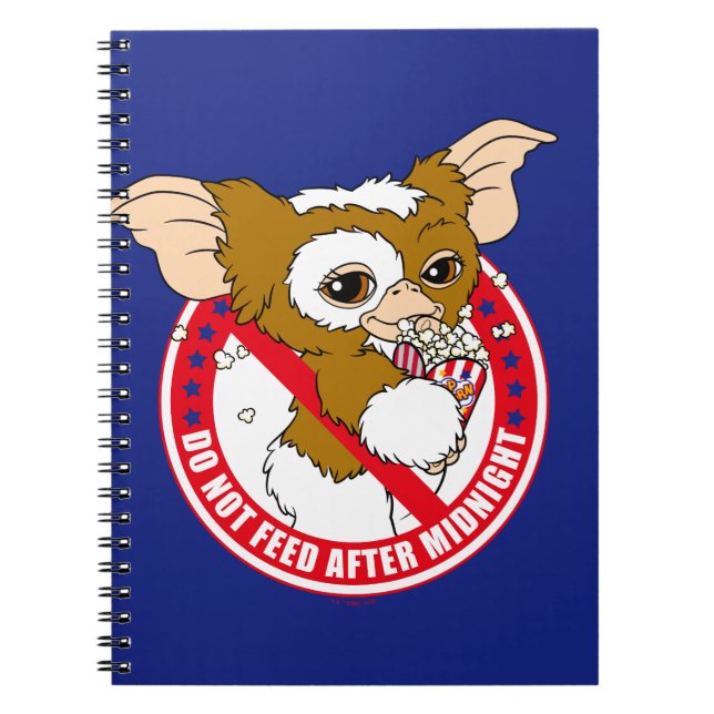 Caderno Espiral Gizmo | Do Not Feed After Midnight (Frente)