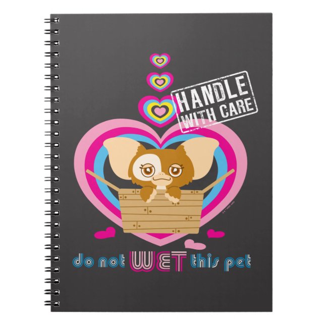 Caderno Espiral Gizmo | Do Not Wet This Pet (Frente)
