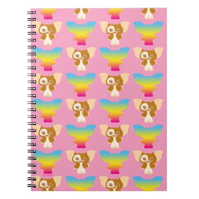 Caderno Espiral Gizmo | Rainbow Pattern (Frente)