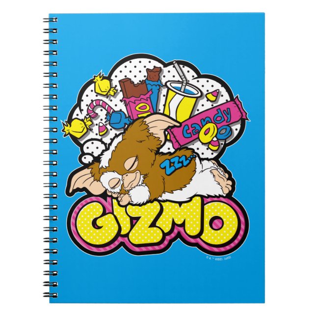 Caderno Espiral Gizmo | Sonho de doces (Frente)