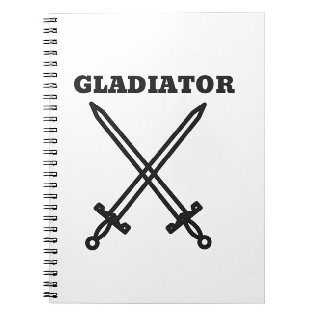 Caderno Espiral Gladiador (Frente)