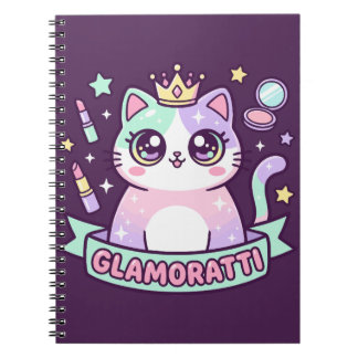 Caderno Espiral Glamoratti Gata