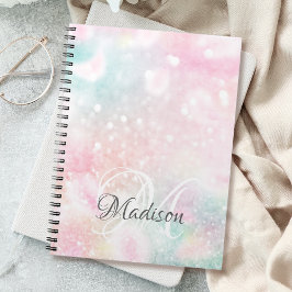 Caderno Espiral Glamorosa brilhante bonito