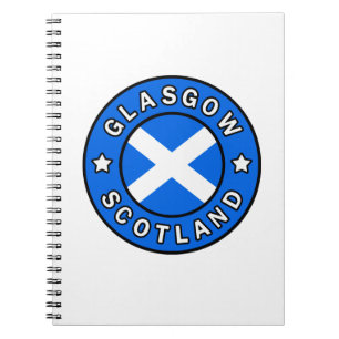 Caderno Espiral Glasgow Escócia