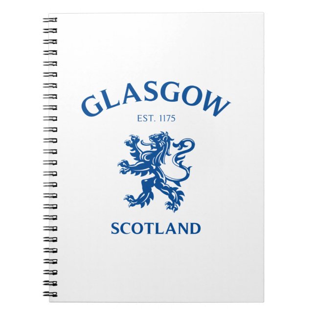 CADERNO ESPIRAL GLASGOW, ESCÓCIA (Frente)