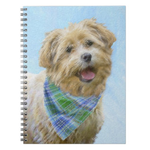 Caderno Espiral Glen de Imaal Terrier Painting - Arte Original de