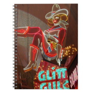 Caderno Espiral Glitter Gulch Las Vegas